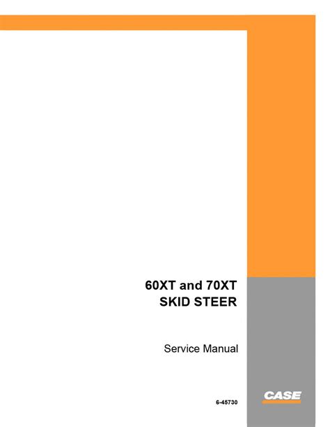 Case 60XT skid steer loader: Maintenance Information